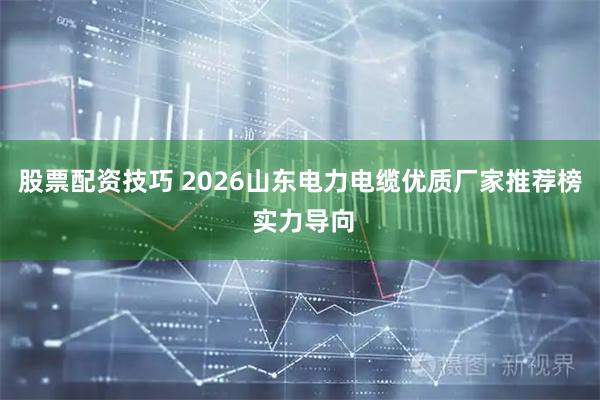 股票配资技巧 2026山东电力电缆优质厂家推荐榜 实力导向